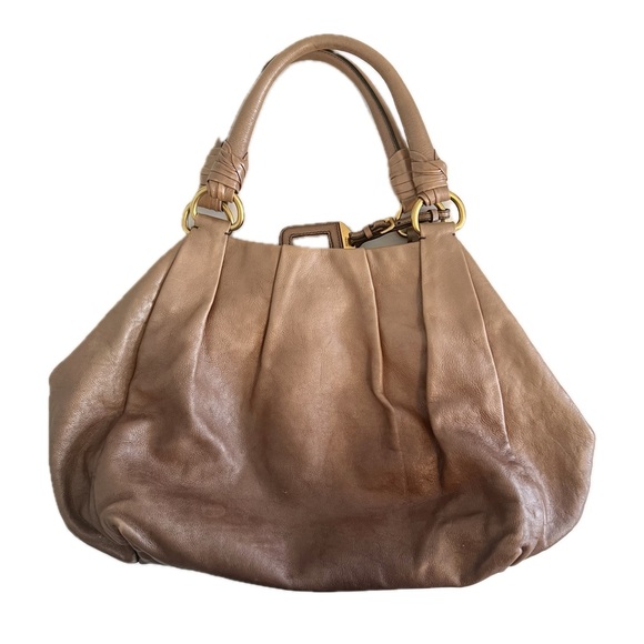 Prada Brown Ombré Shoulder Bag - Picture 3 of 16